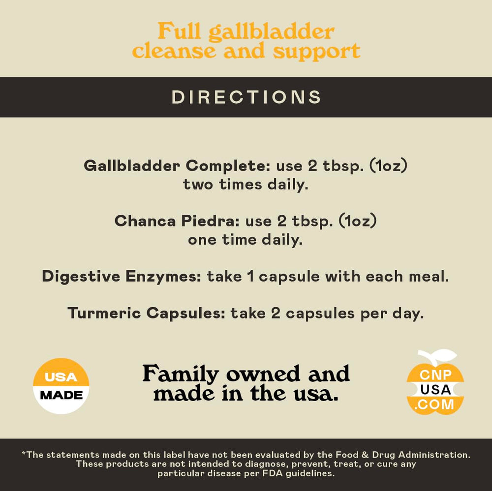 Complete Natural Products Gallbladder Bundle packaging — compact kit designed for quick routine.