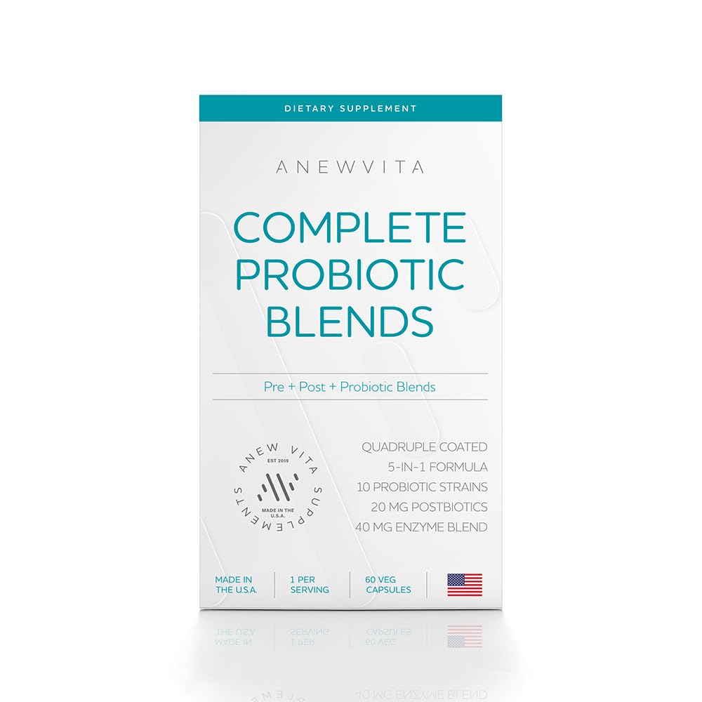 Bottle of Complete Probiotic Blend with 60 softgels