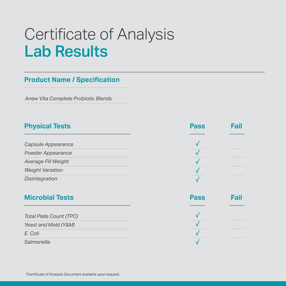 Non-GMO and gluten-free probiotic supplement packaging