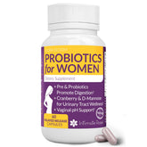 Complete vaginal probiotics for women hero image with 60 vegan capsules