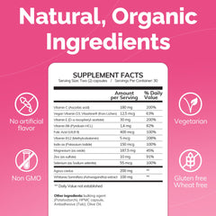 Conceive Plus 30-day program calendar shows a guided cleansing journey