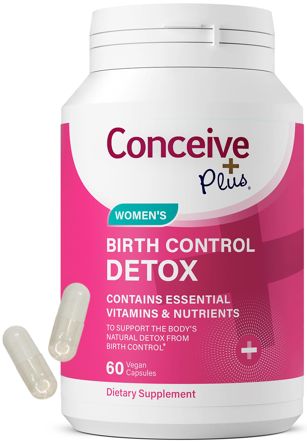 Conceive Plus bottle front view supports fertility journey
