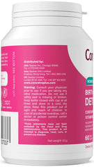 Conceive Plus glass of water with pills illustrates convenient use