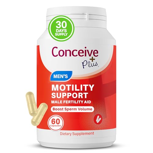 Conceive Plus Motility Support for Men bottle and capsules