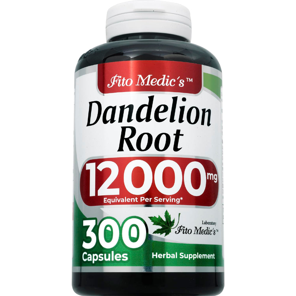 600 mg of 20:1 dandelion extract per serving