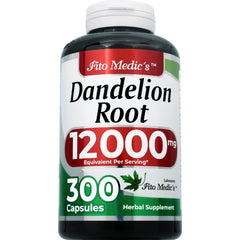 600 mg of 20:1 dandelion extract per serving