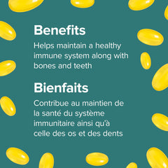 180 softgels displayed beside the bottle