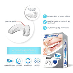 Travel hygiene case included with ConfiDental night guard kit