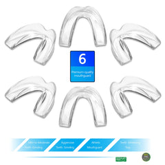 ConfiDental 3mm moldable mouth guard – guard 2 angle view
