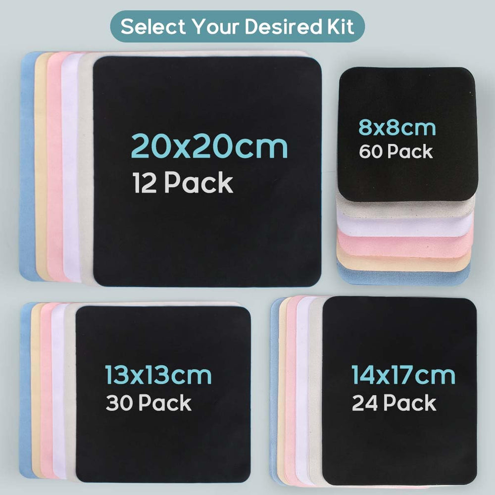 Portable CONLI 60-pack cleaning cloths shown with a travel-friendly case