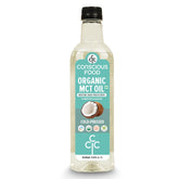 Conscious Food Organic MCT Oil bottle, 33.81 oz