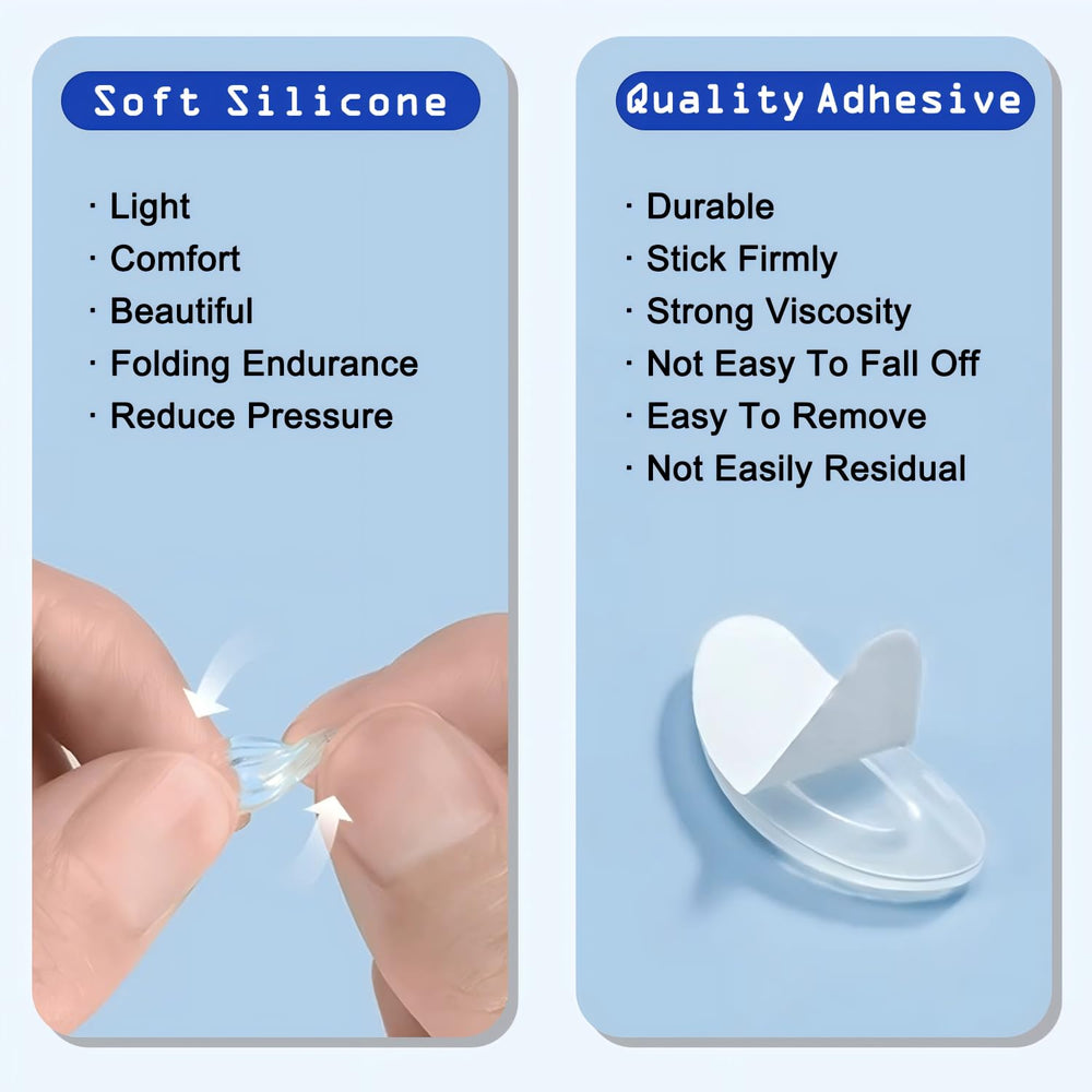 Nose pads compatible with plastic and metal frames