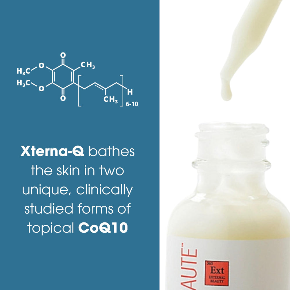 XTERNA-Q serum bottle with outer packaging