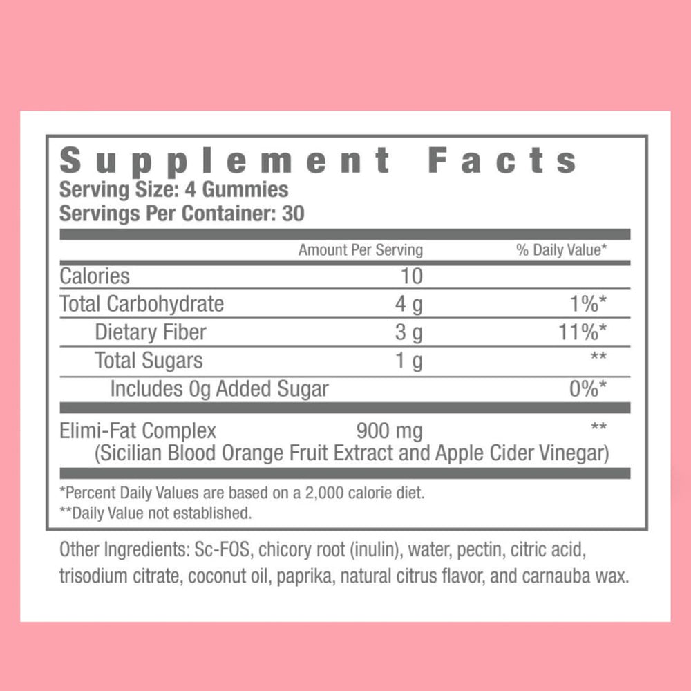 Consult Health blood orange and ingredient arrangement emphasizing Morosil extract