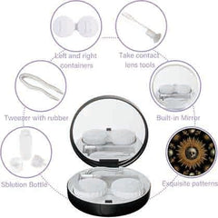 Compact skull-themed travel kit suitable for travel and pockets