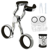 Compact contact lens applicator tool with dual-ended design