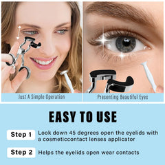 Easy-grip applicator tool for beginners and long-nail users