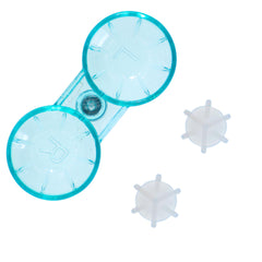 Built-in LED mirror and transparent observation panel for cleaning