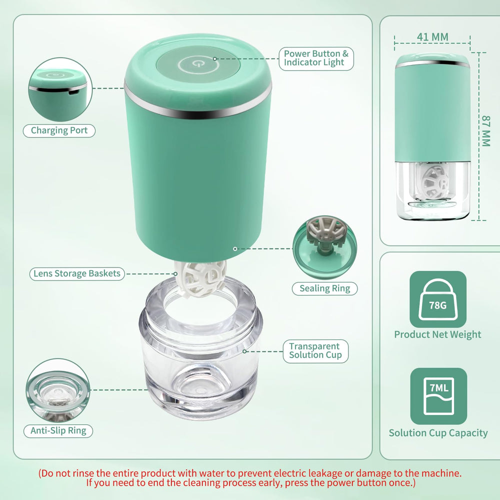 Safe for soft lenses, silicone hydrogel, and colored contacts