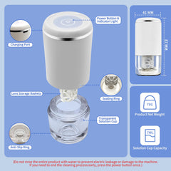 Close-up showing the device size: φ41mm x 87mm