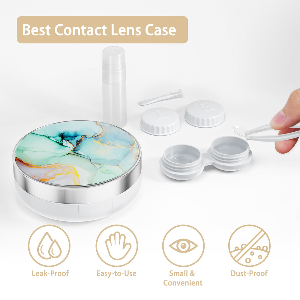 Unique design storage case for contact lenses