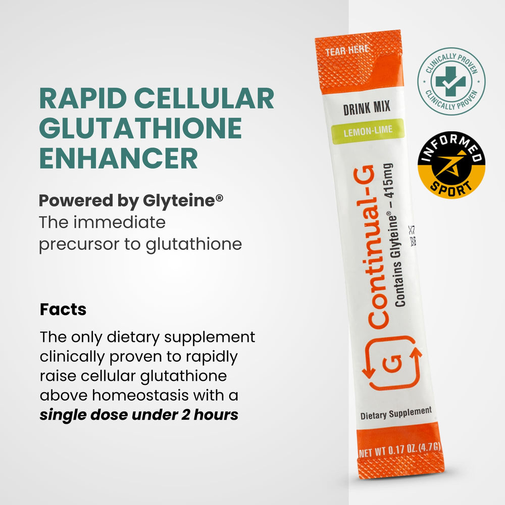 Sachets of CONTINUAL G Powder for daily use