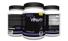 CONTROLLED LABS Purple Wraath powder tub in Juicy Grape supports endurance during workouts.