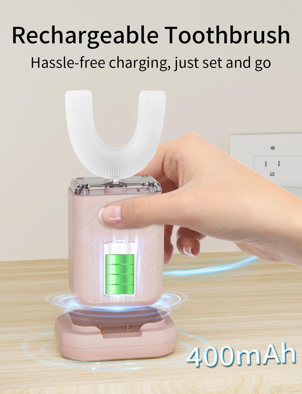 COOBST travel kit with U-shaped toothbrush and accessories