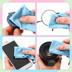 Cloths suitable for cleaning glasses, phones, laptops, and camera lenses