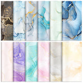 Marble pattern microfiber cleaning cloth for glasses, 6x6 inches - front view (set of 12 styles)