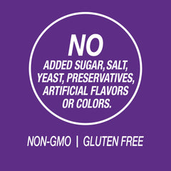Gluten Free and Non-GMO labels on packaging