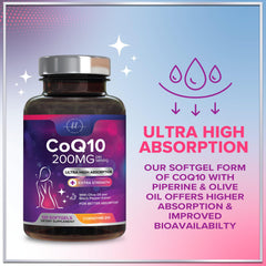 Antioxidant protection concept with CoQ10 imagery