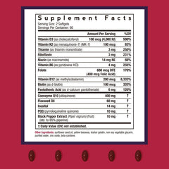 Close-up of CoQ10 400mg softgels in bottle