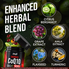 Made in the USA Joyli CoQ10 500mg bottle