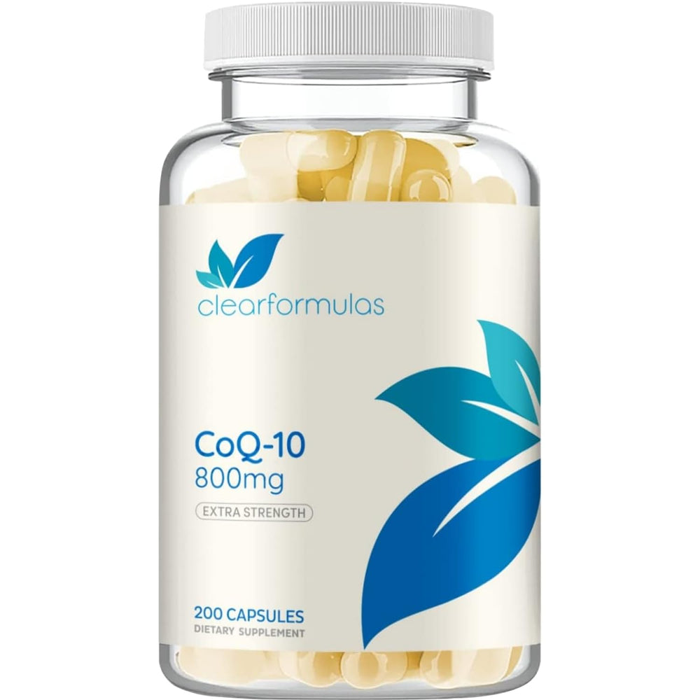 CoQ10 800mg bottle label