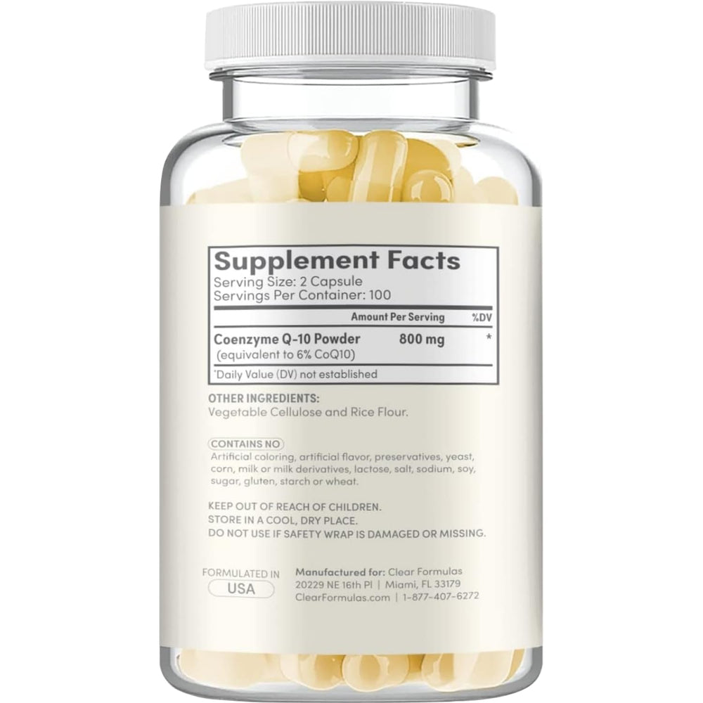 High-stability ubiquinone CoQ10 capsules