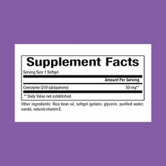 CoQ10 absorption with rice bran oil