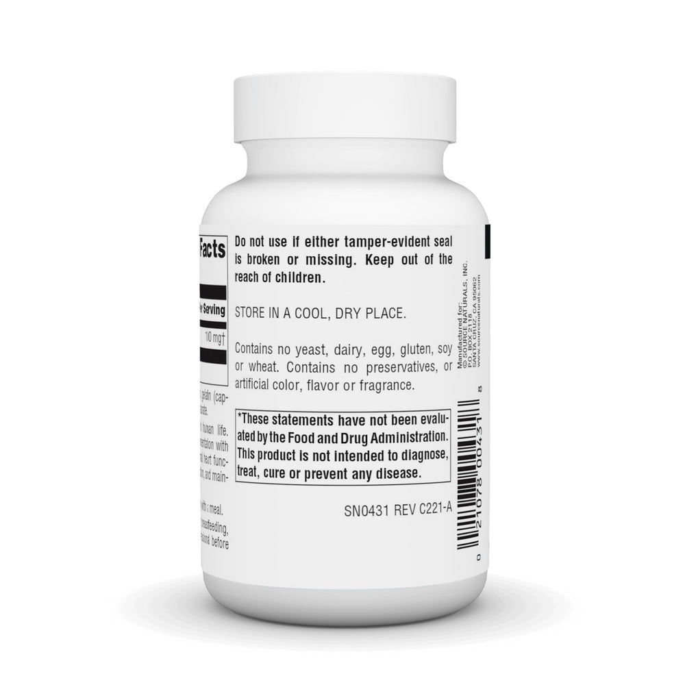 Illustration showing CoQ10 benefits for heart and brain