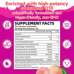 CoQ10 Gummies ingredients panel