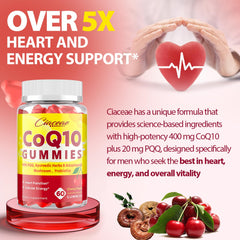 Probiotics 30B CFU in CoQ10 gummies for gut wellness