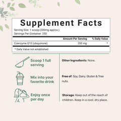 CoQ10 supporting heart and energy health