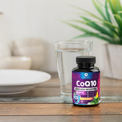 Dosage chart for CoQ10 softgels