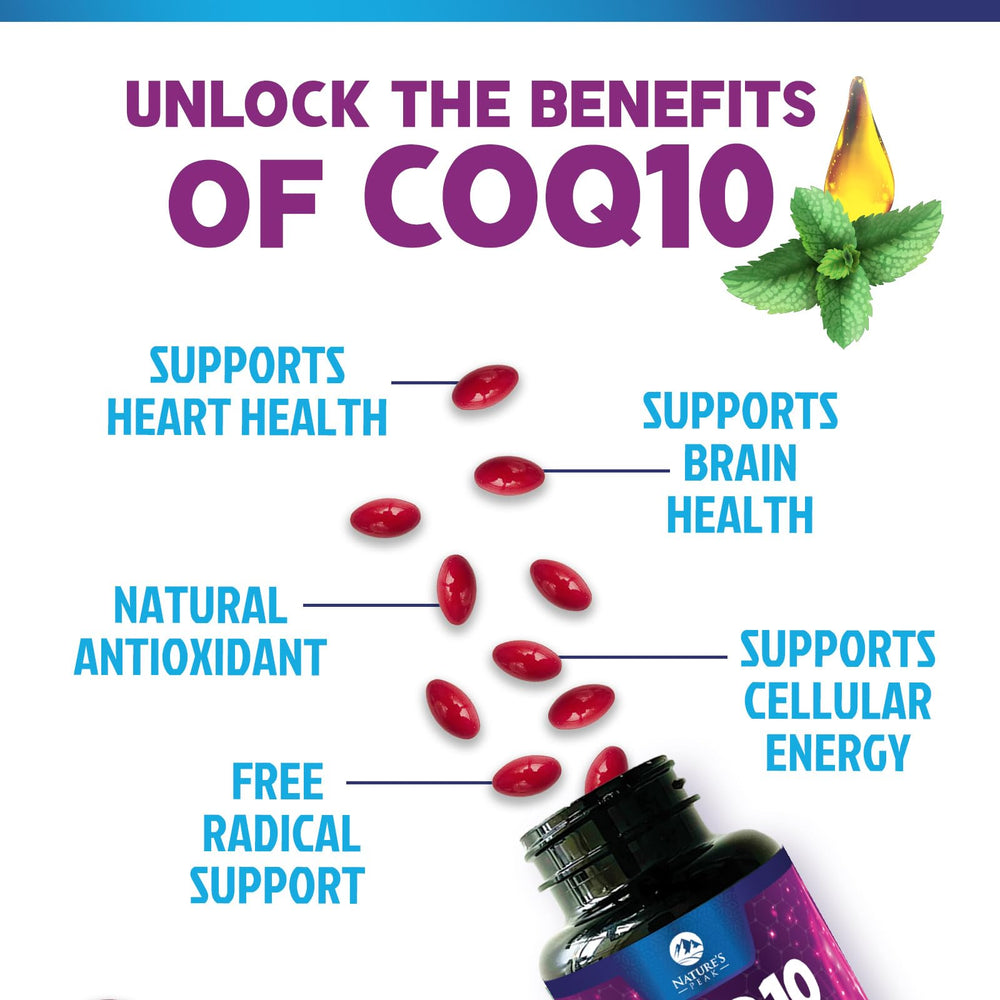 Non-GMO label on CoQ10 bottle