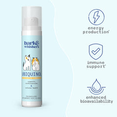 Close-up of CoQ10 ubiquinol antioxidant reference