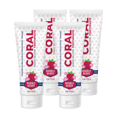 Coral Nano Silver Bubble Berry Kids Toothpaste packaging and tube