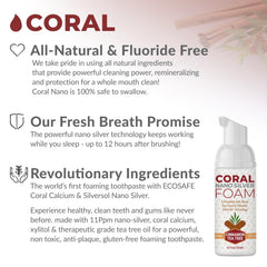 Illustration highlighting coral calcium and nano silver technology