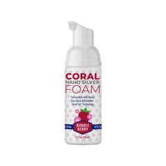 Coral Nano Silver Kids Fluoride Free Bubble Berry Toothpaste packaging, 4 oz