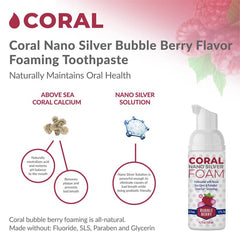 Ingredient highlights: coral calcium, nano silver, xylitol