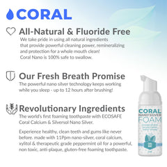 Box and packaging for Coral Nano Silver toothpaste