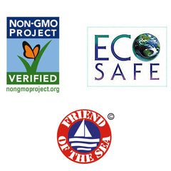 Eco Safe and non GMO verification seal for Coral Complex 3